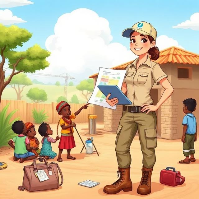 Illustration du métier de chef de projet humanitaire